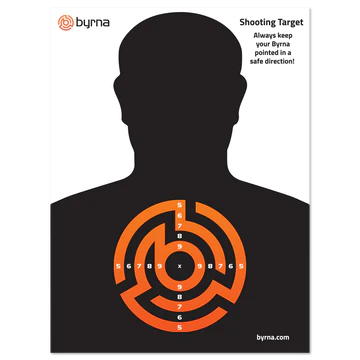 BYRNA TARGET - 18X21 POSTER (SET OF 5)