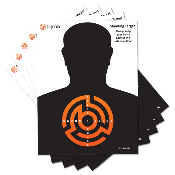 BYRNA TARGET - 18X21 POSTER (SET OF 5)